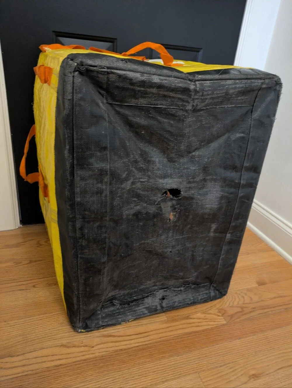 Giant zippered tote bag, xl storage bag